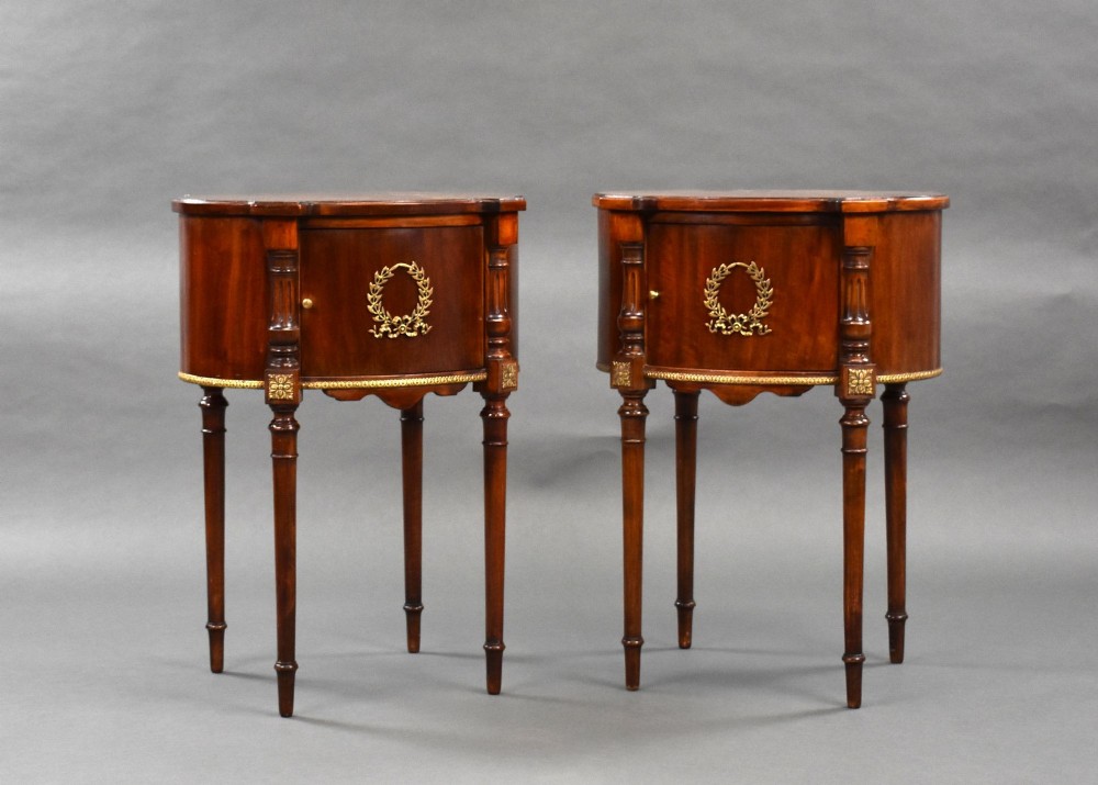 Pair of Antique Mahogany Bedside Tables