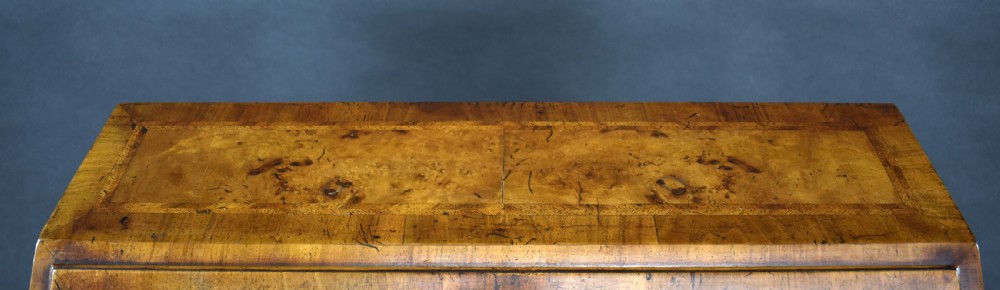Antique Figured Walnut Bureau View IX