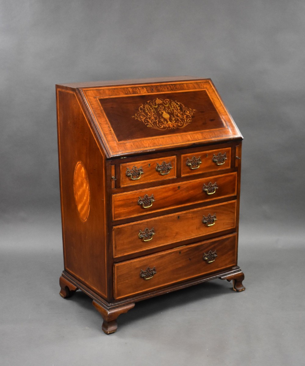 Edwardian Marquetry Bureau