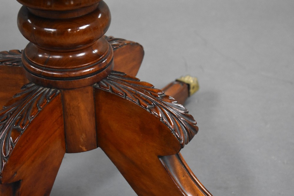 Small Regency Mahogany Drum Table View VIII