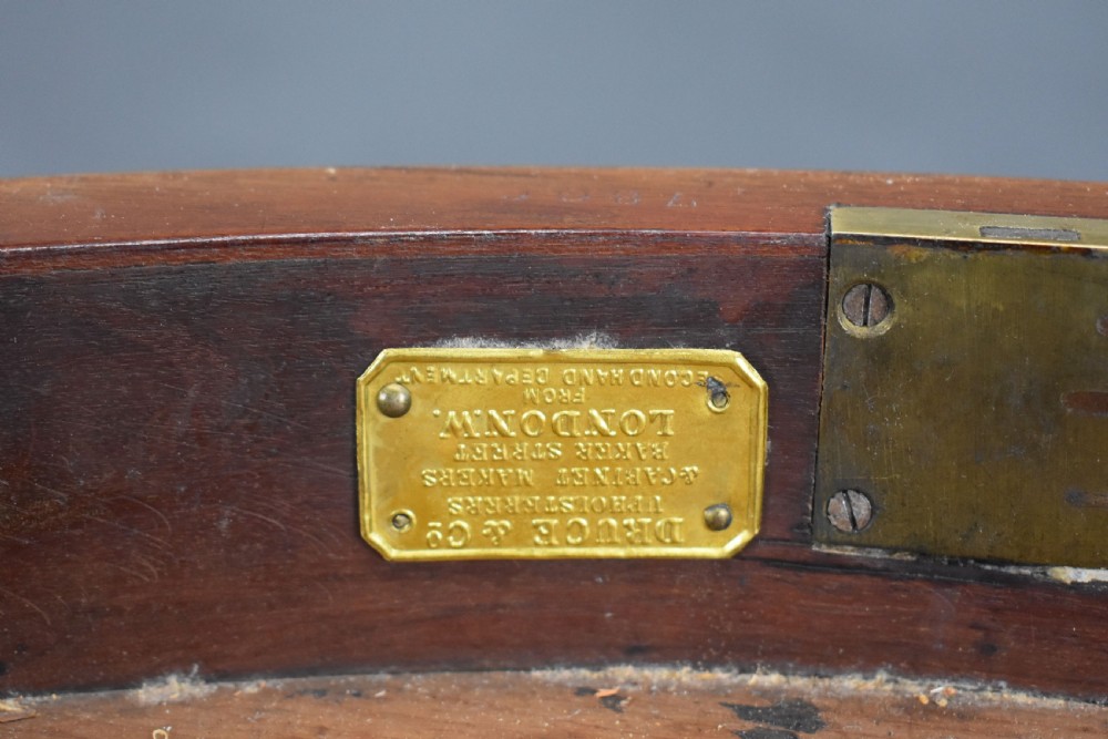 Small Regency Mahogany Drum Table View IX