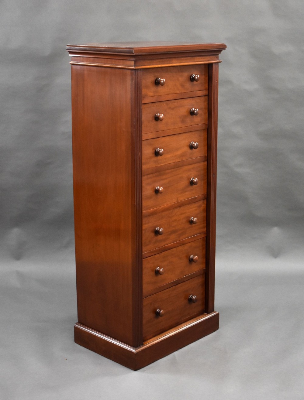 Victorian Mahogany Wellington Chest