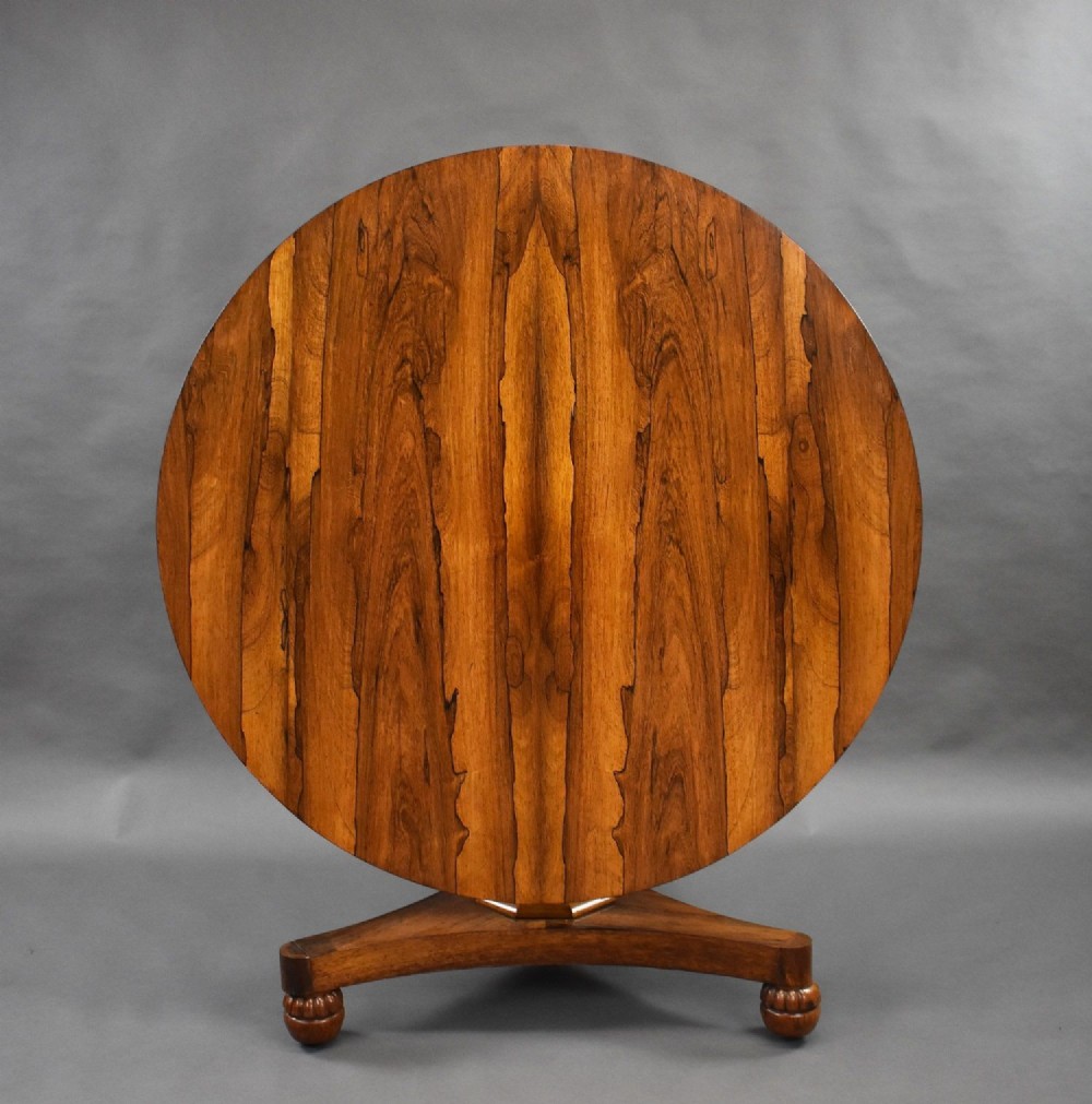 Victorian Rosewood Circular Breakfast Table