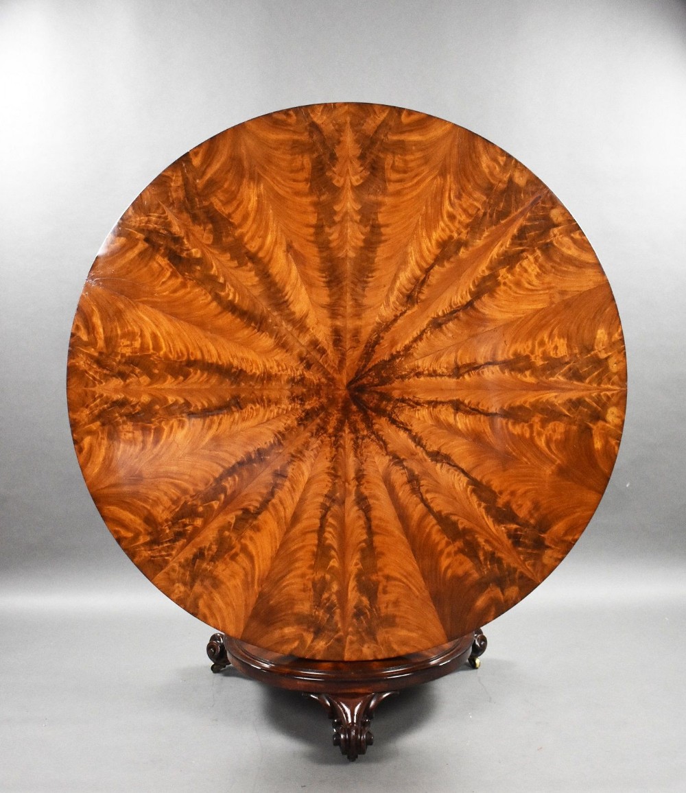 Quality William IV Mahogany Circular Breakfast Table