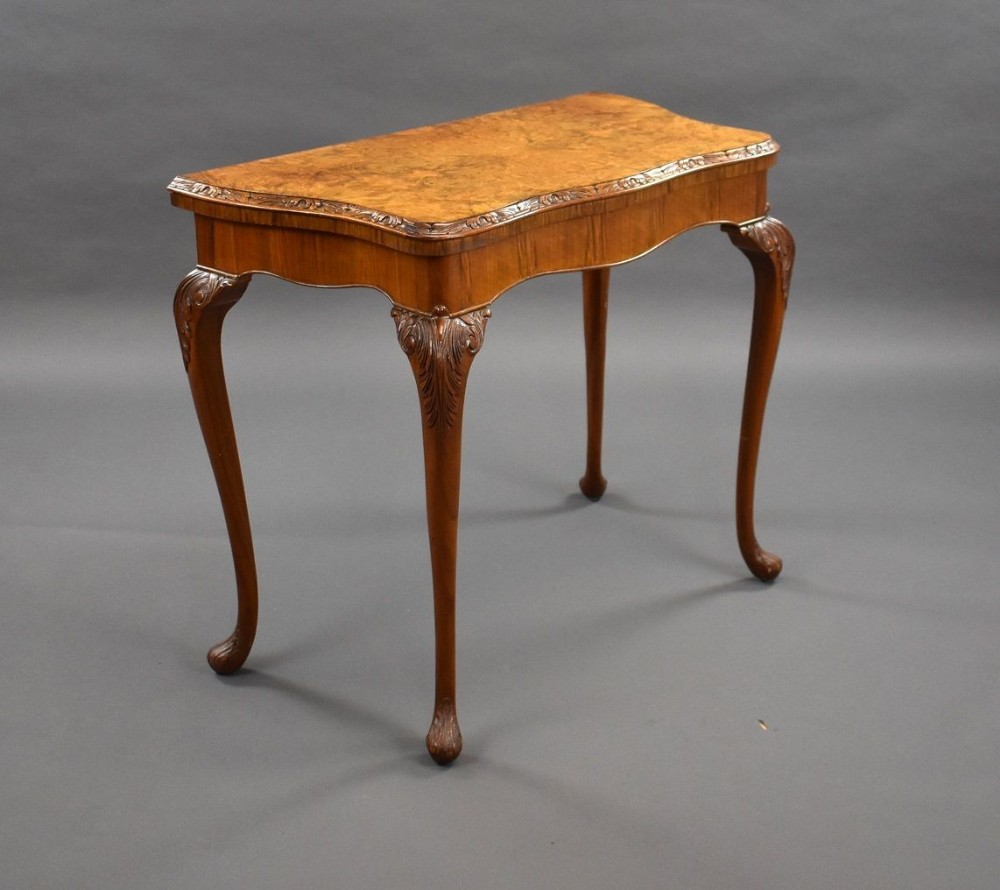 1930 Walnut Card Table