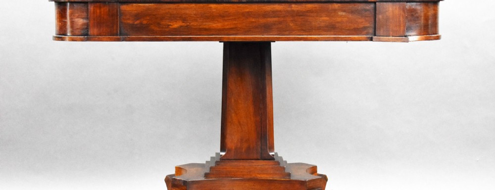 Regency Rosewood Card Table View VI