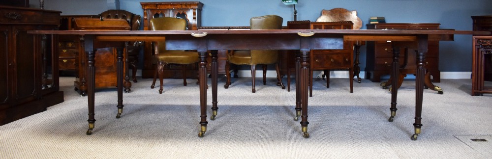 Regency Mahogany Extending Dining Table View III