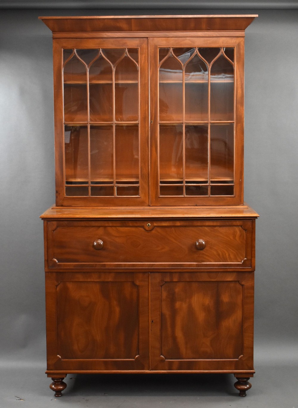 Early Victorian MahoganySecretaire Bookcase
