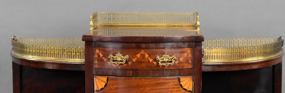 Victorian Mahogany Inlaid Side Cabinet View VI