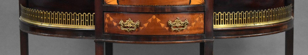 Victorian Mahogany Inlaid Side Cabinet View VIII