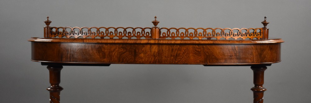 Victorian Rosewood Kidney Shaped Writing Table View X