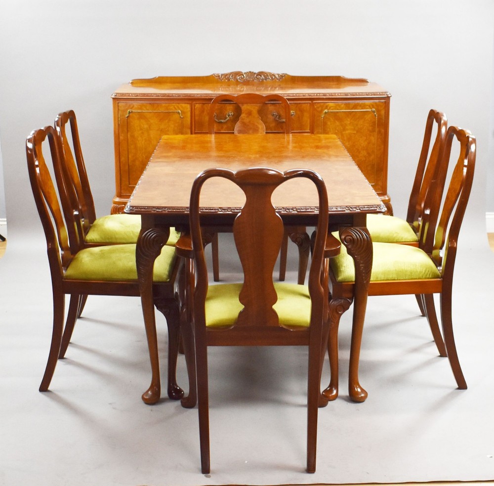 Mid Century Walnut Dining Suite