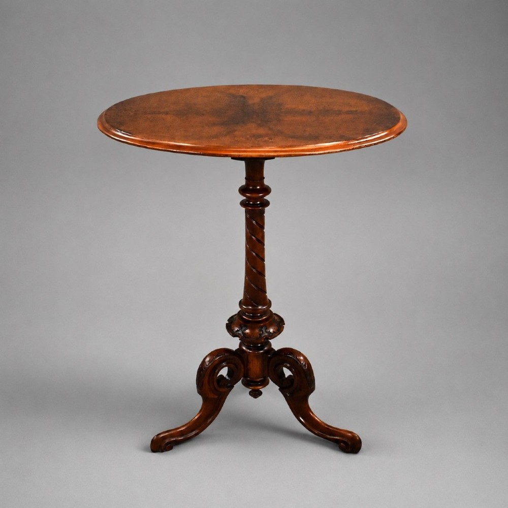 Victorian Burr Walnut Occasional Table