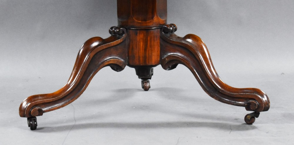 Victorian Burr Walnut and Marquetry Circular Breakfast Table View XIII