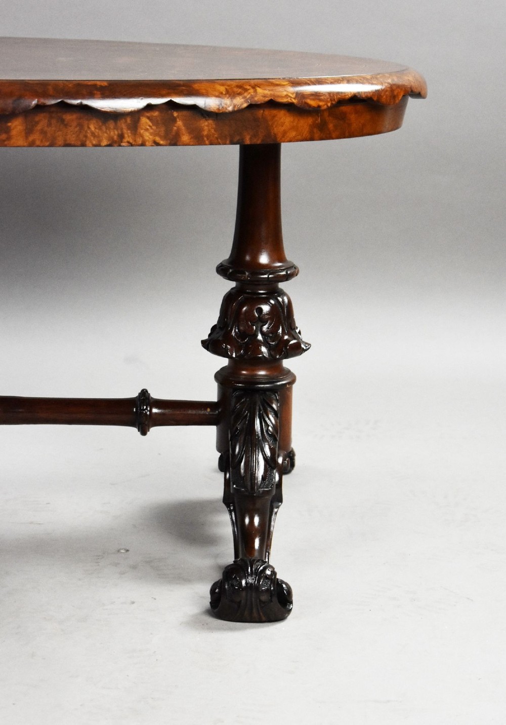 Victorian Burr Walnut Inlaid Coffee Table View VIII