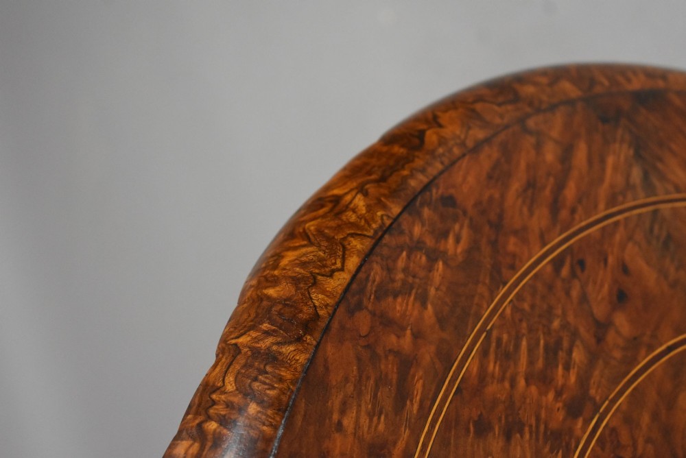 Victorian Burr Walnut Inlaid Coffee Table View IX