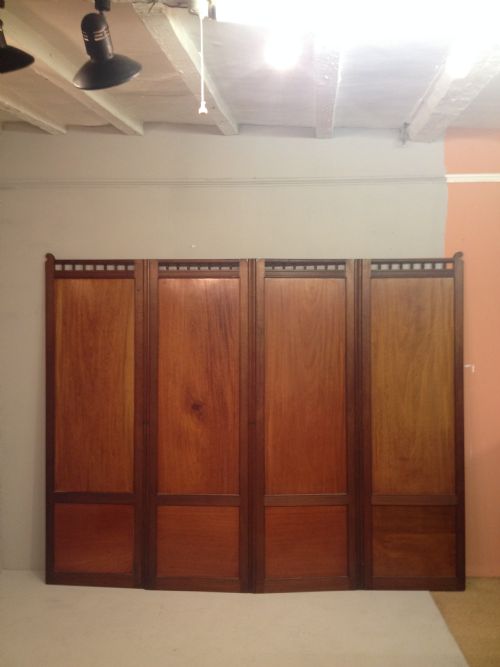 VICTORIAN FOUR FOLD SCREEN - ADDITIONAL PHOTO 3