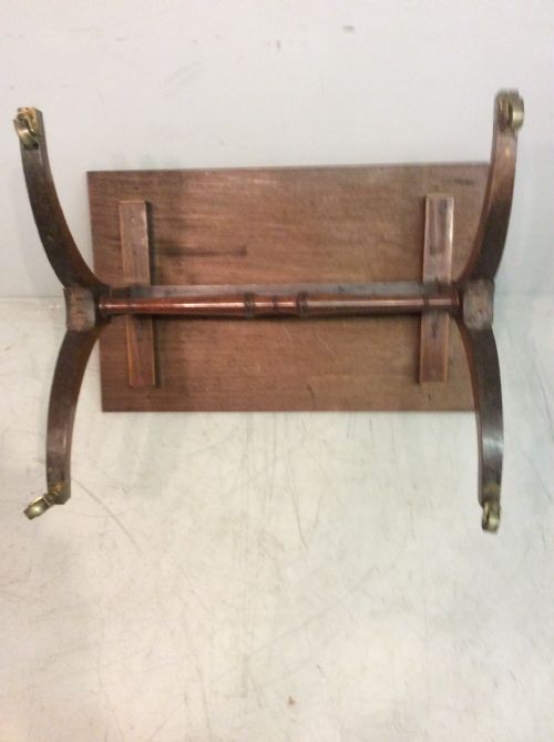 ANTIQUE MAHOGANY COFFEE TABLE - ADDITIONAL PHOTO 4