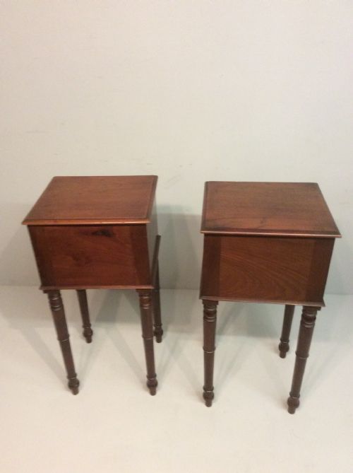PAIR OF WILLIAM IV BEDSIDE TABLES - ADDITIONAL PHOTO 4