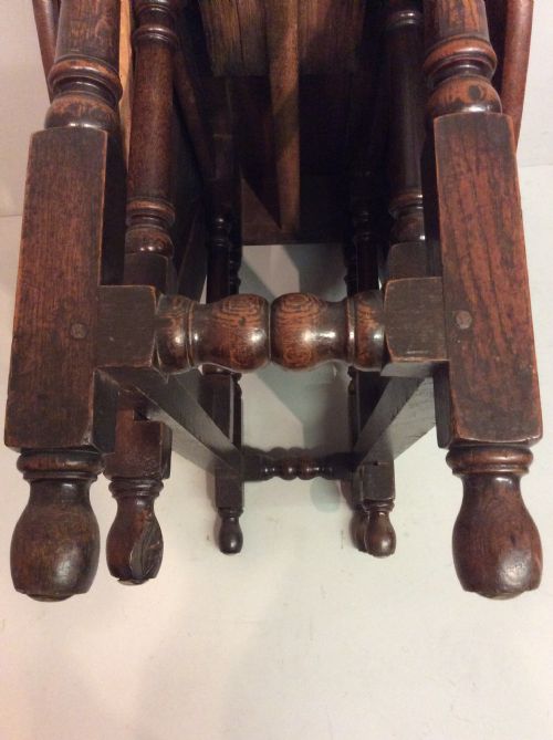 18TH CENTURY OAK GATELEG TABLE - ADDITIONAL PHOTO 2