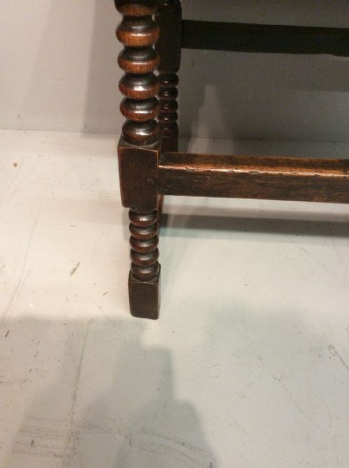 EARLY ELM SIDE TABLE - ADDITIONAL PHOTO 1