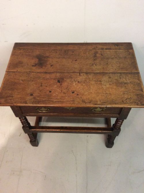 EARLY ELM SIDE TABLE - ADDITIONAL PHOTO 2
