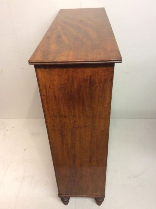 SMALL GEORGIAN MAHOGANY BOOKCASE - ADDITIONAL PHOTO 2
