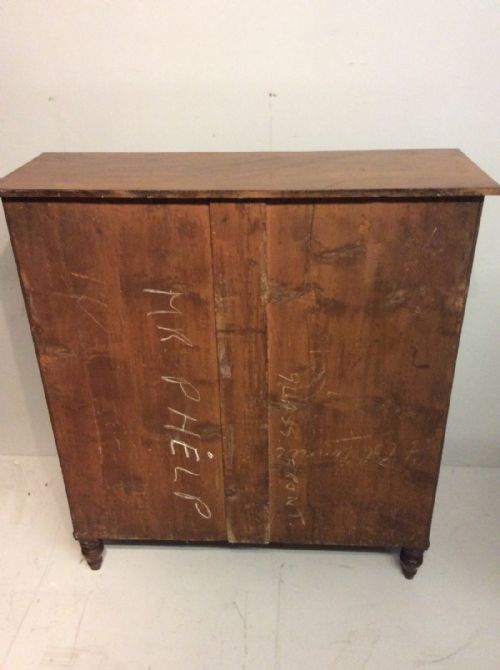 SMALL GEORGIAN MAHOGANY BOOKCASE - ADDITIONAL PHOTO 3