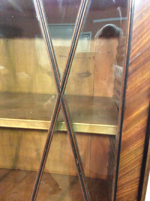 REGENCY MAHOGANY BOOKCASE - ADDITIONAL PHOTO 1
