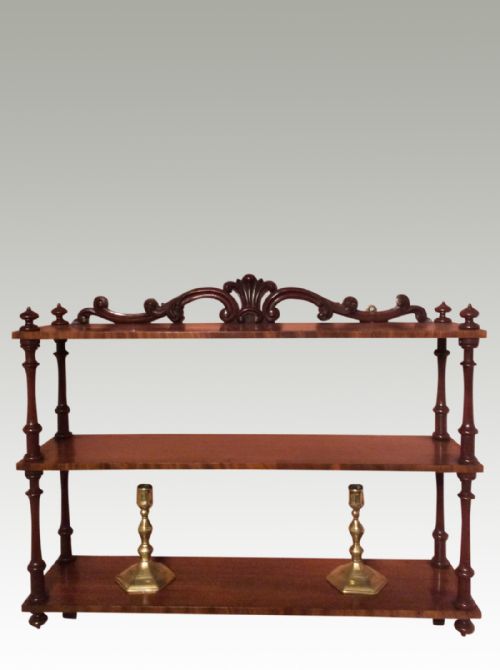 william iv mahogany wall shelves - CATEGORY: ANTIQUE MISCELLANEOUS - DATED 19TH CENTURY