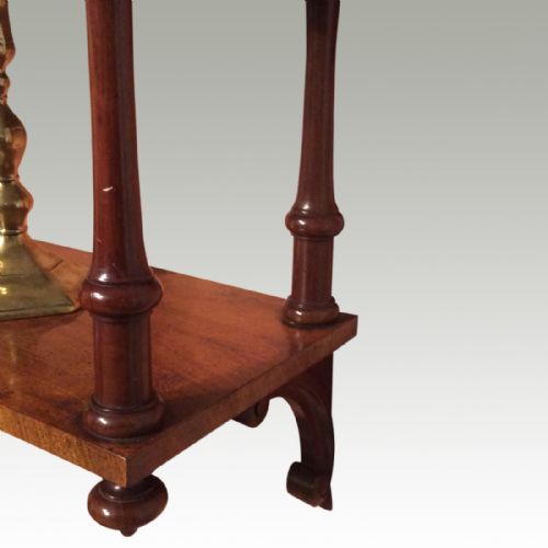 WILLIAM IV MAHOGANY WALL SHELVES - ADDITIONAL PHOTO 2