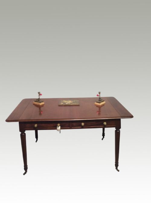 GEORGIAN MAHOGANY WRITING TABLE - ADDITIONAL PHOTO 1