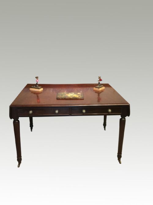 GEORGIAN MAHOGANY WRITING TABLE - ADDITIONAL PHOTO 4
