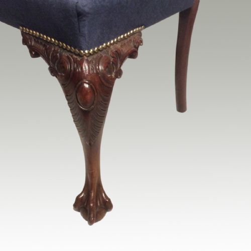 SET OF 6 CHIPPENDALE STYLE MAHOGANY CHAIRS - ADDITIONAL PHOTO 4