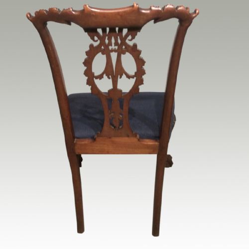 SET OF 6 CHIPPENDALE STYLE MAHOGANY CHAIRS - ADDITIONAL PHOTO 6
