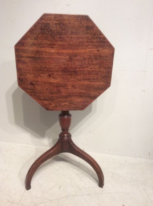 GEORGIAN MAHOGANY TRIPOD TABLE - ADDITIONAL PHOTO 1