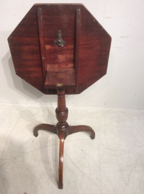 GEORGIAN MAHOGANY TRIPOD TABLE - ADDITIONAL PHOTO 3
