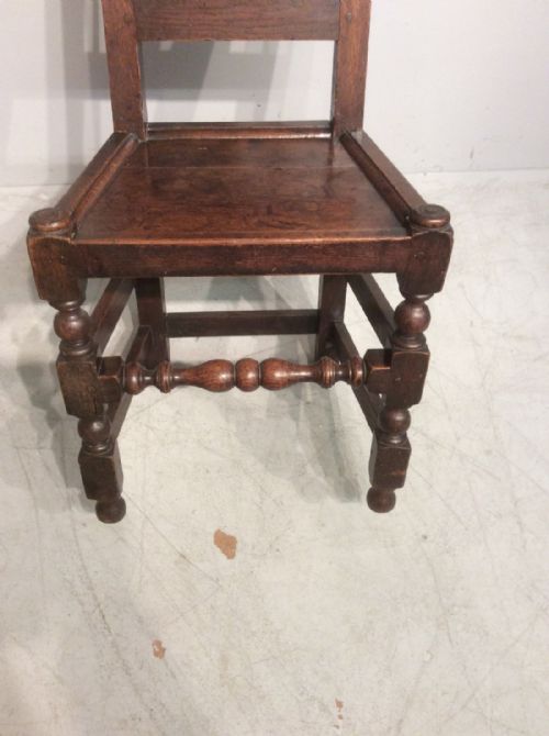 ANTIQUE OAK SINGLE CHAIR - ADDITIONAL PHOTO 3