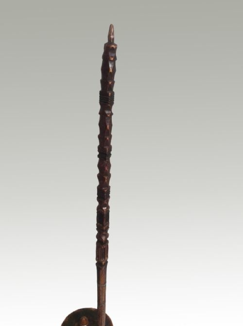 RARE LANCASHIRE TREEN WEAVING STICK - ADDITIONAL PHOTO 2