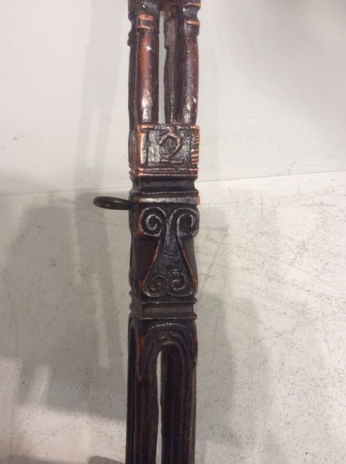 RARE LANCASHIRE TREEN WEAVING STICK - ADDITIONAL PHOTO 5