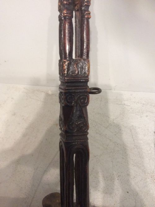 RARE LANCASHIRE TREEN WEAVING STICK - ADDITIONAL PHOTO 6