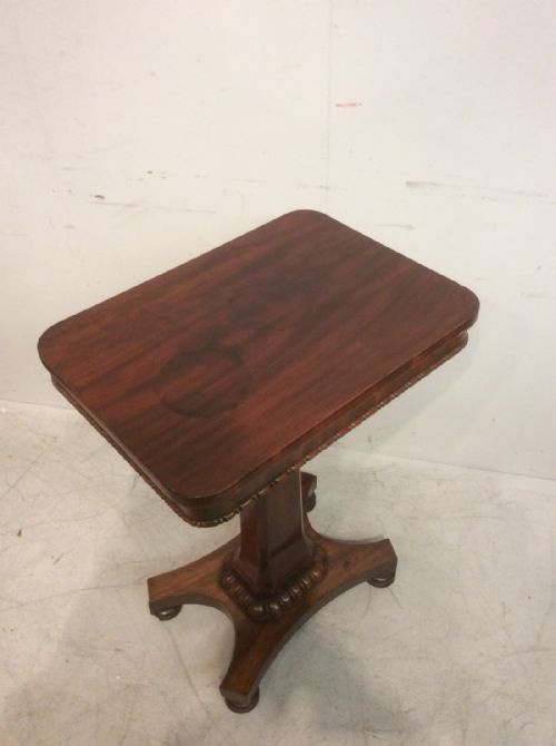 REGENCY MAHOGANY LAMP TABLE - ADDITIONAL PHOTO 2