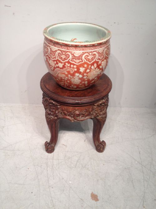 9TH CENTURY CARVED OAK STAND - ADDITIONAL PHOTO 1
