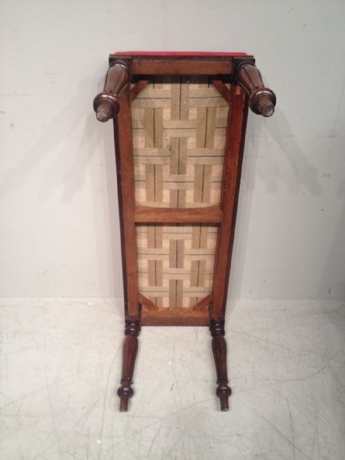WILLIAM IV LONG ROSEWOOD STOOL - ADDITIONAL PHOTO 4