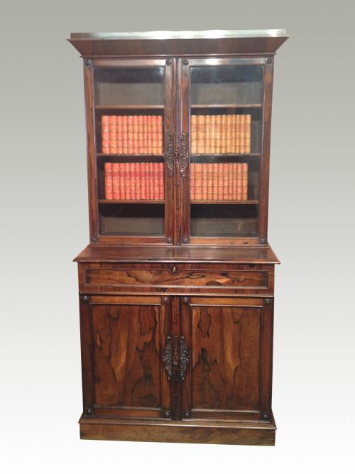 william iv secretaire bookcase - CATEGORY: ANTIQUE BOOKCASES - DATED 19TH CENTURY