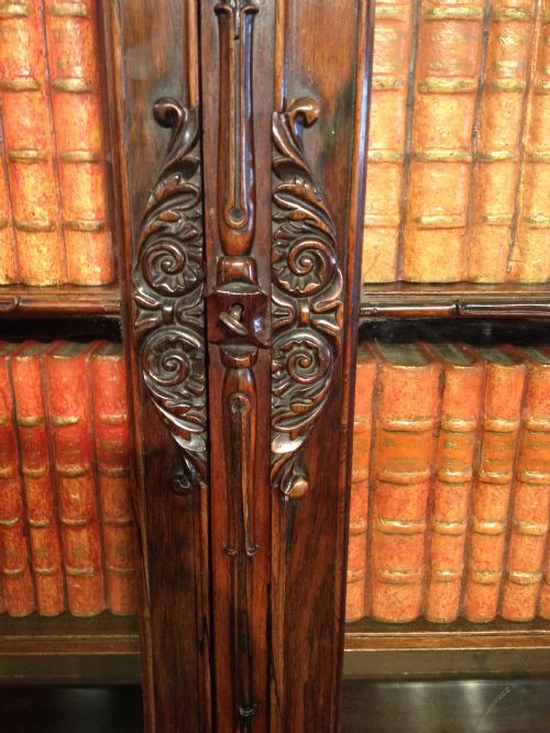 WILLIAM IV SECRETAIRE BOOKCASE - ADDITIONAL PHOTO 2