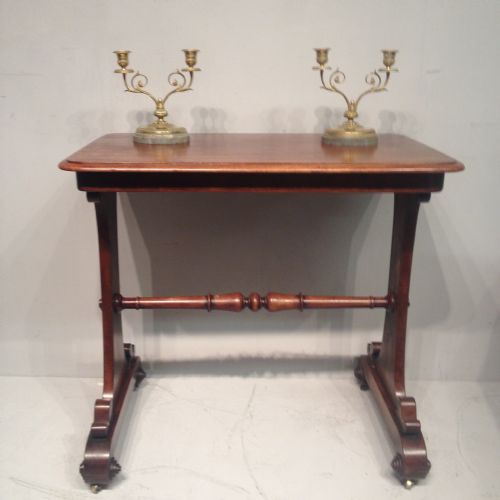 WILLIAM IV MAHOGANY SIDE TABLE - ADDITIONAL PHOTO 1