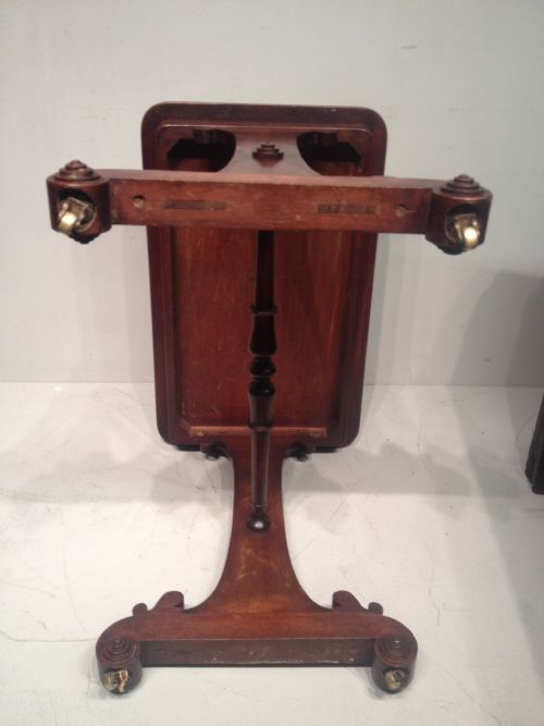 WILLIAM IV MAHOGANY SIDE TABLE - ADDITIONAL PHOTO 4
