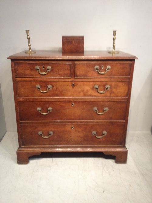 antique oak chest of drawers - CATEGORY: ANTIQUE CHEST OF DRAWERS - DATED GEORGIAN