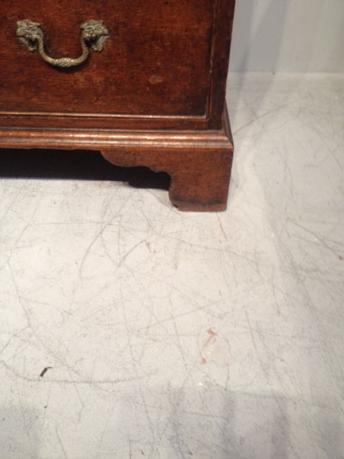 ANTIQUE OAK CHEST OF DRAWERS - ADDITIONAL PHOTO 2